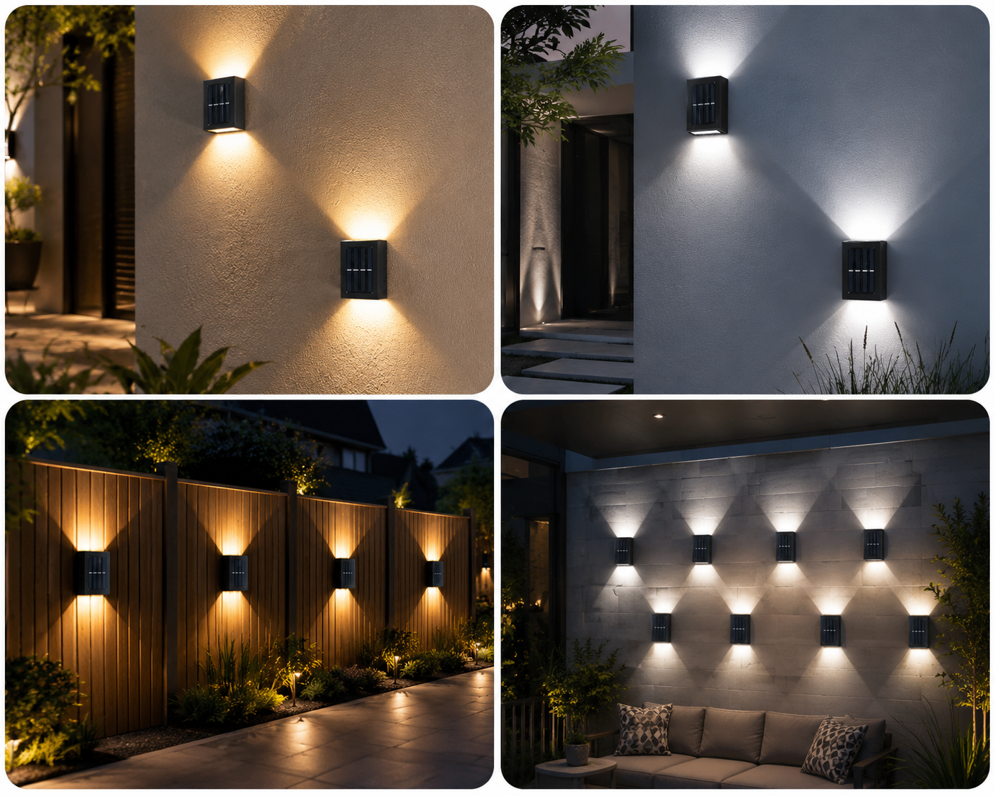 Solar Up & Down Wall Washer Light