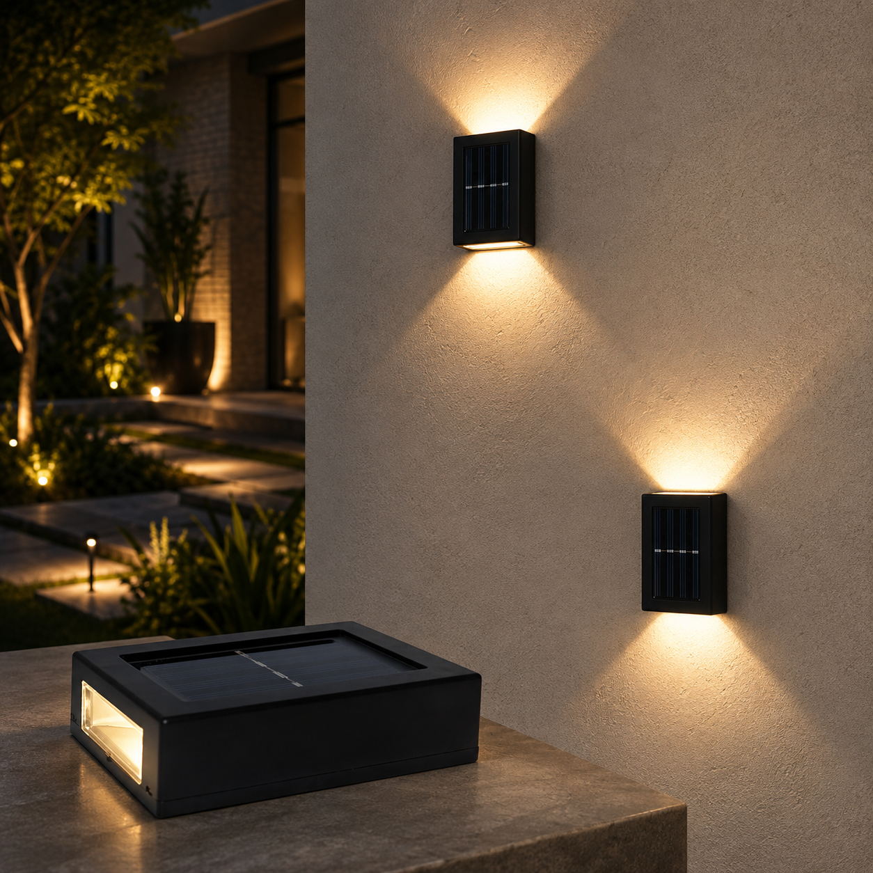 Solar Up & Down Wall Washer Light