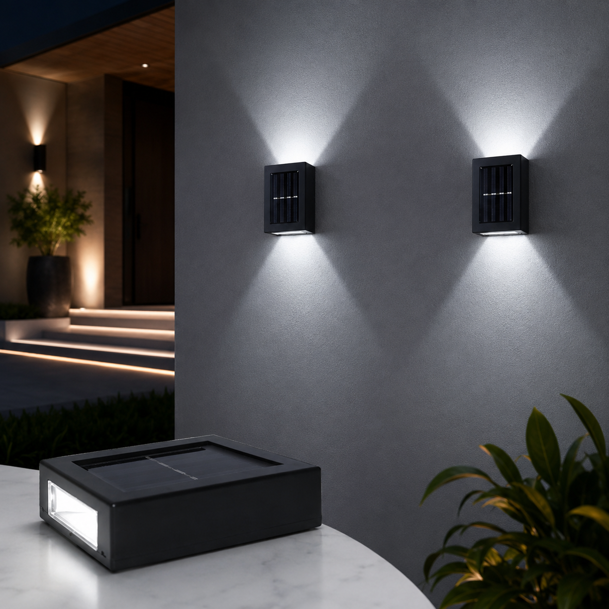 Solar Up & Down Wall Washer Light