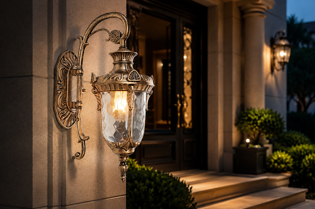 European Retro Outdoor Wall Sconce