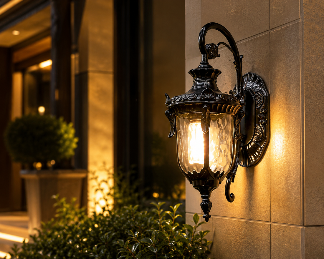 European Retro Outdoor Wall Sconce