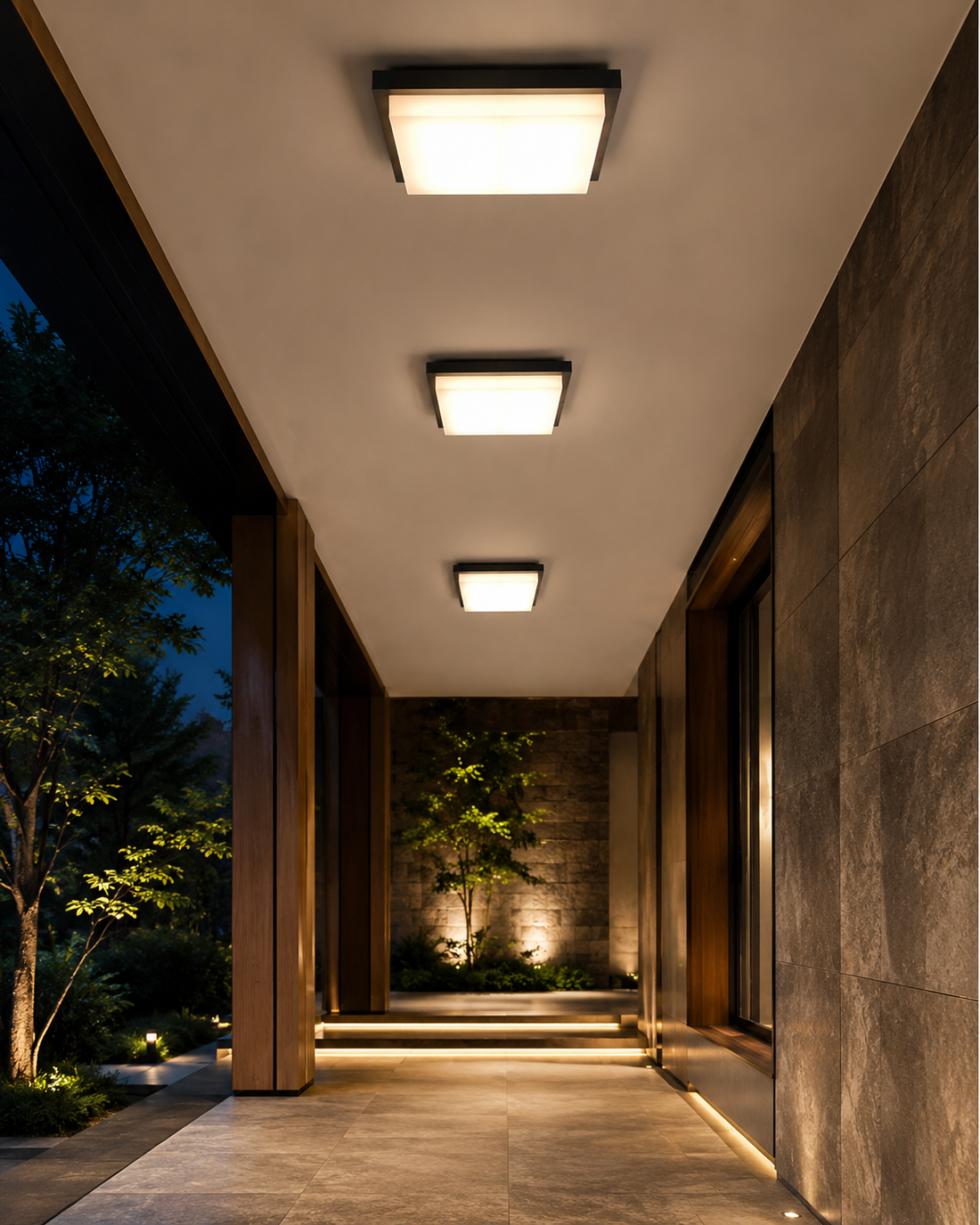 LED Flush Mount Square Ceiling Light