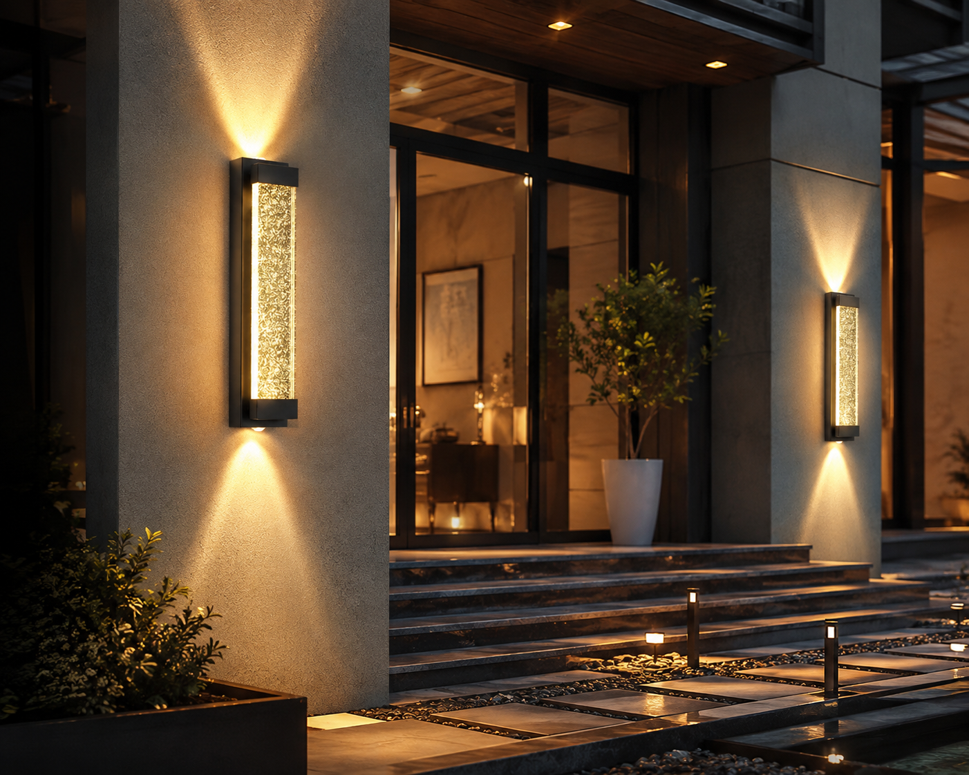 Modern Waterproof Outdoor Wall Light
