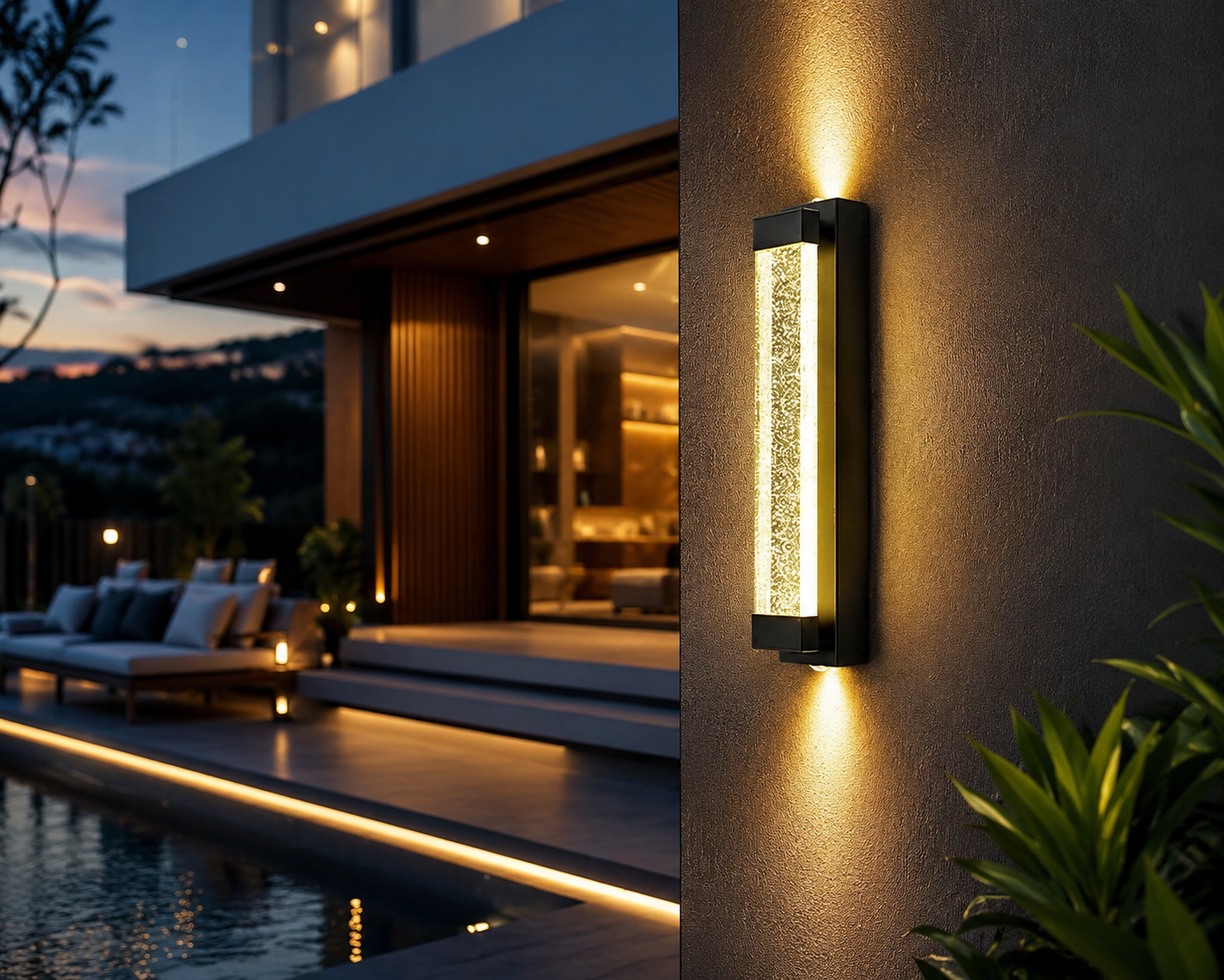 Modern Waterproof Outdoor Wall Light