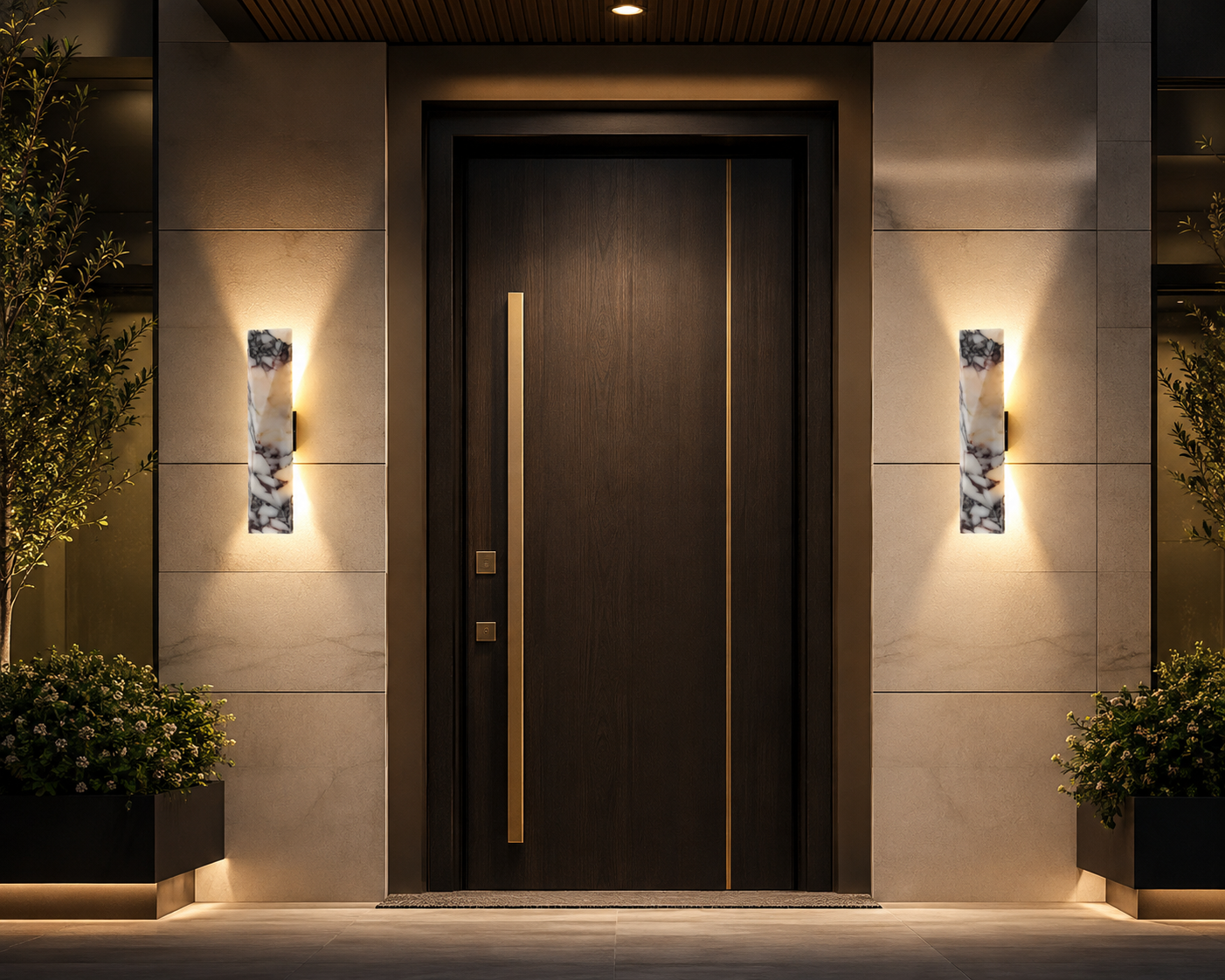LED Outdoor Stone Wall Light