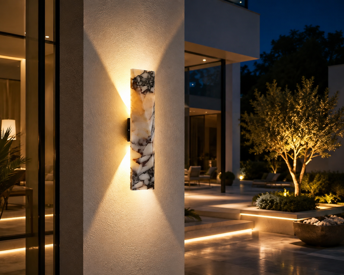 LED Outdoor Stone Wall Light