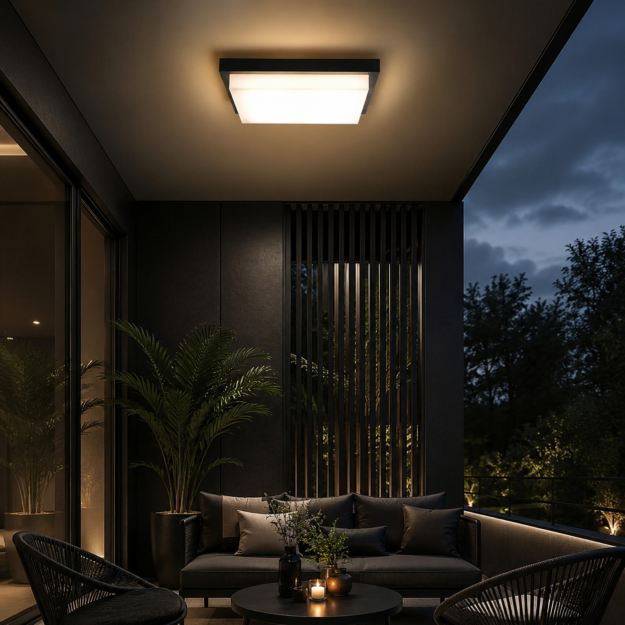 LED Flush Mount Square Ceiling Light