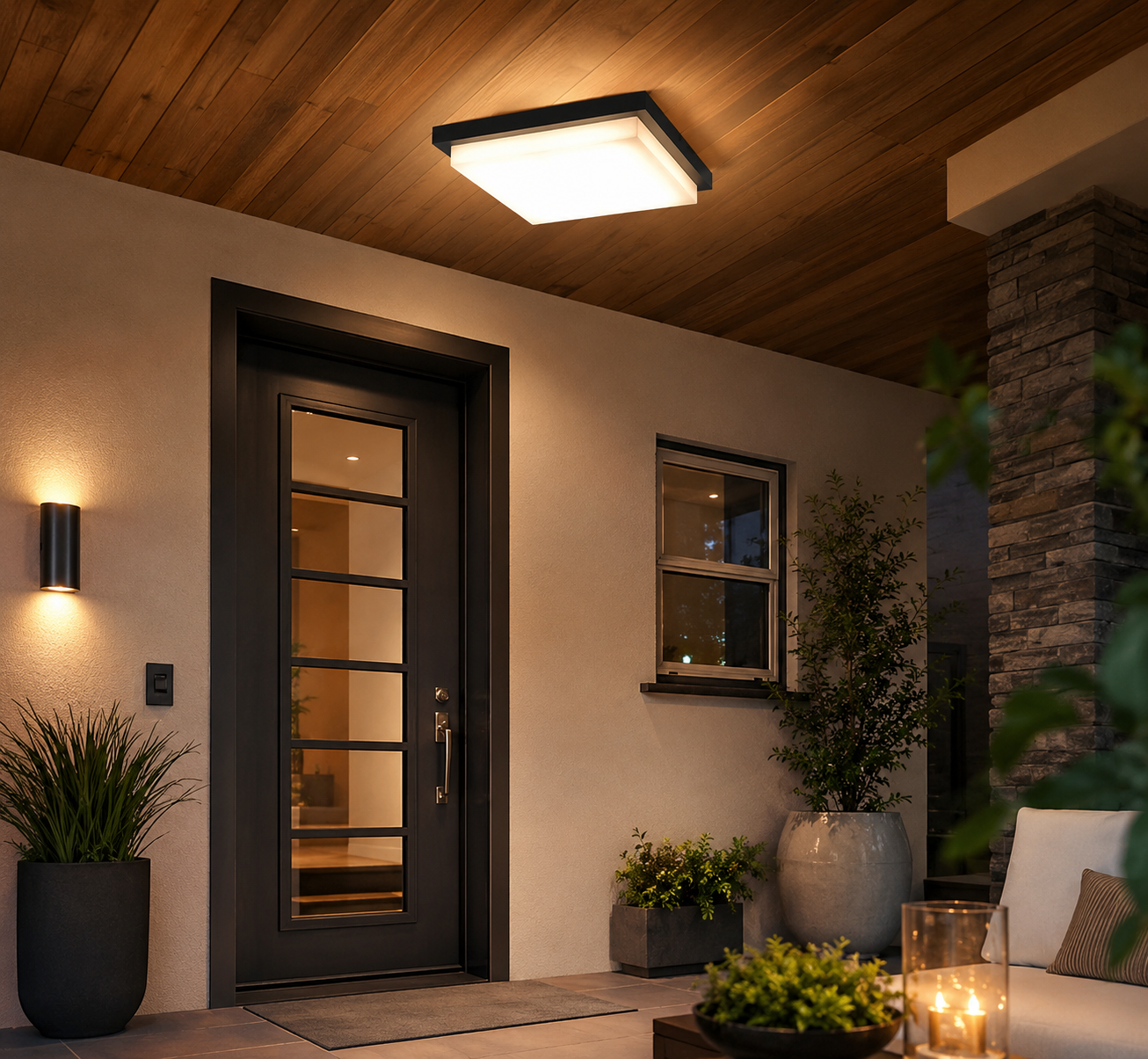 LED Flush Mount Square Ceiling Light