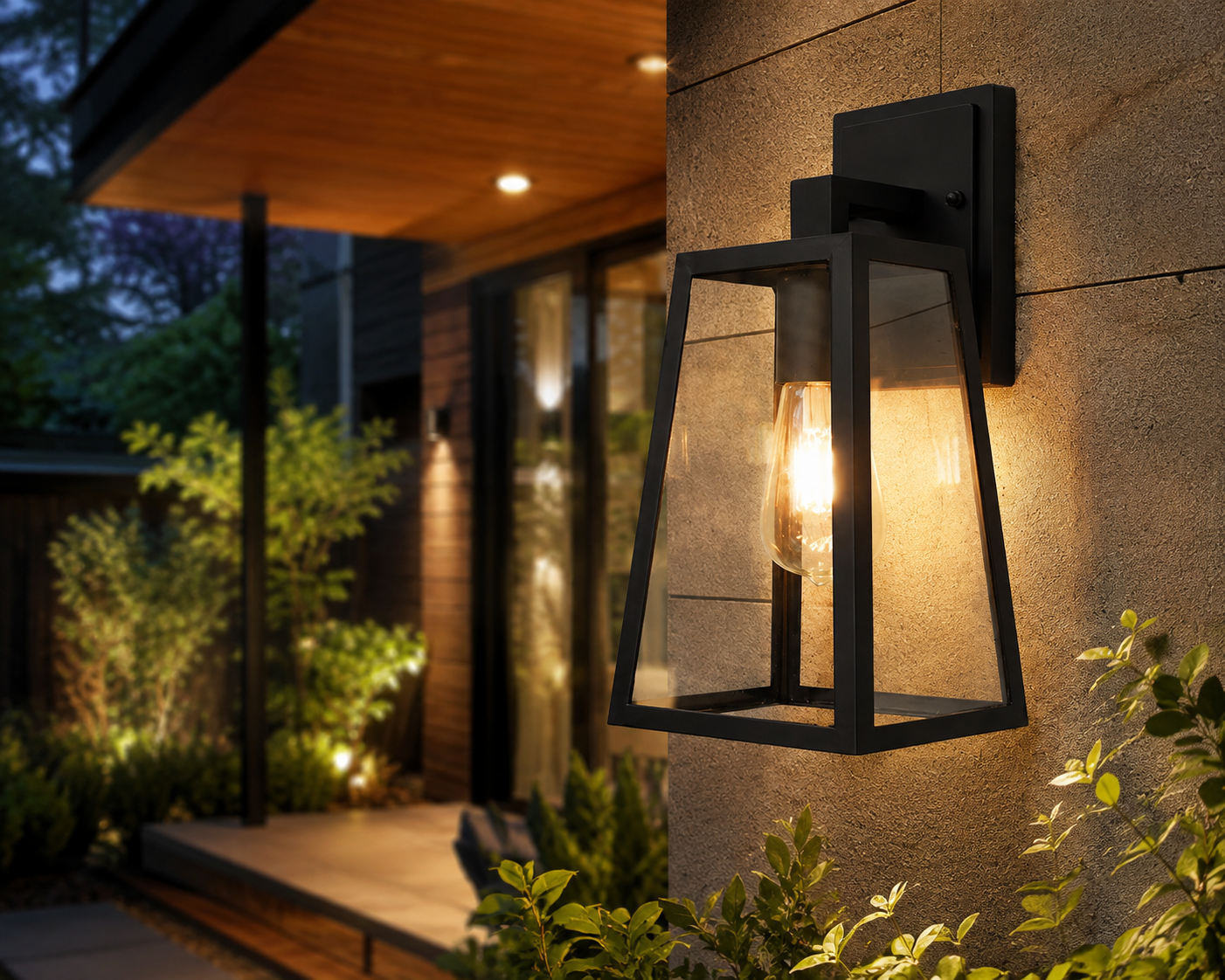 Retro Loft Wall Sconce – E27 Iron & Acrylic, Industrial Style