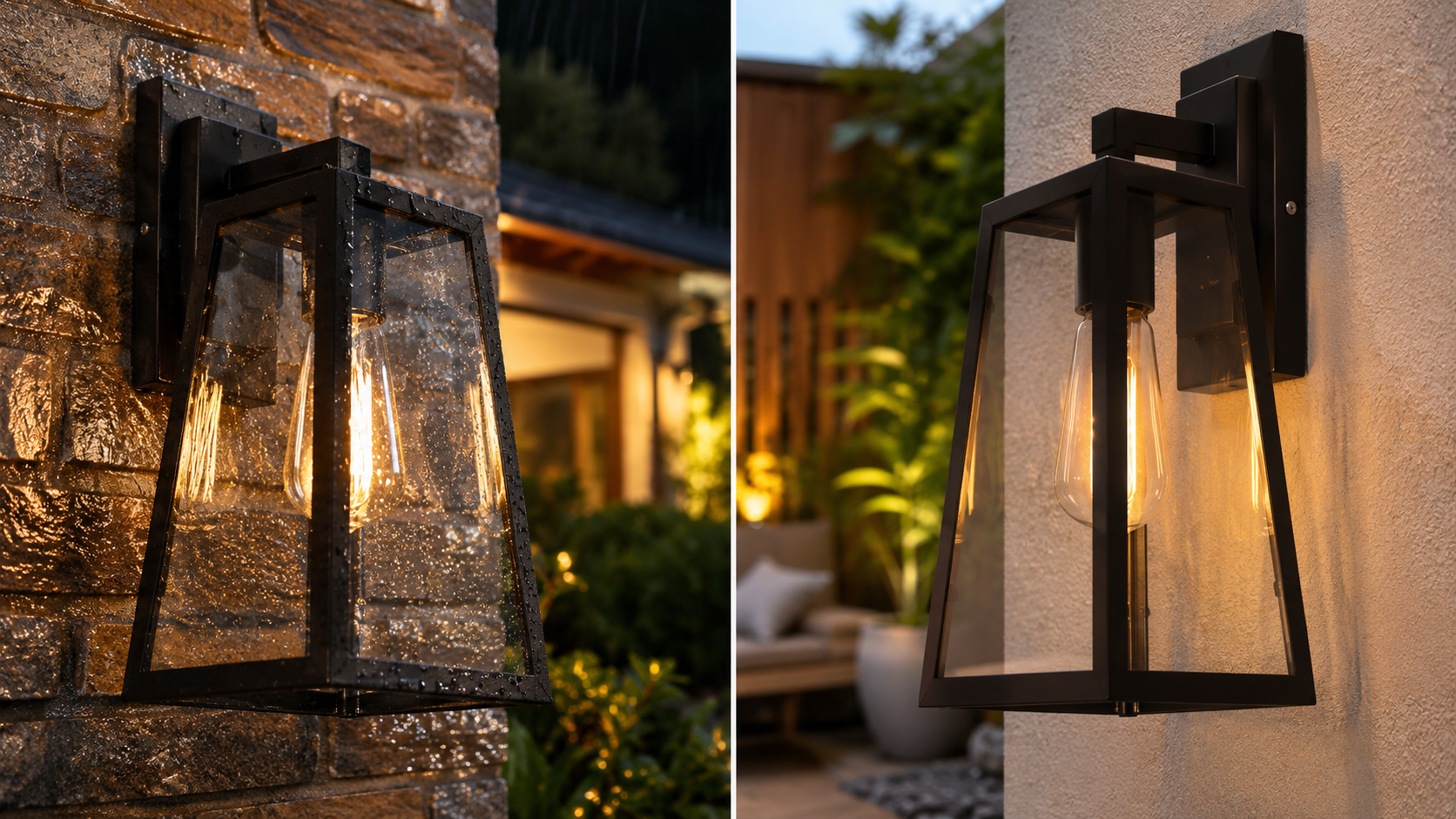 Retro Loft Wall Sconce – E27 Iron & Acrylic, Industrial Style