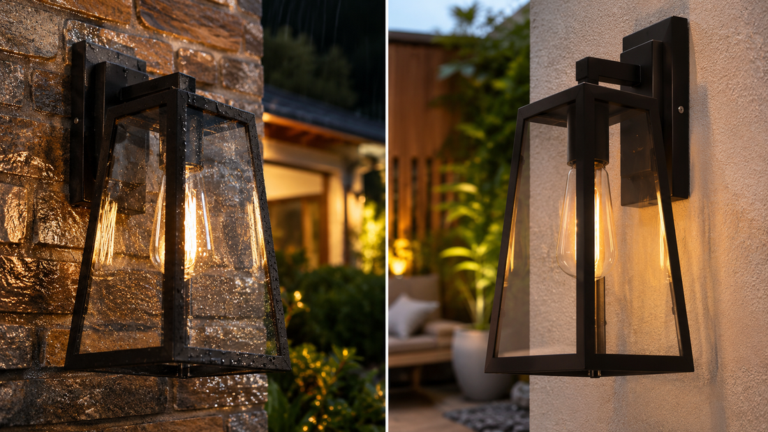 Retro Loft Wall Sconce – E27 Iron & Acrylic, Industrial Style