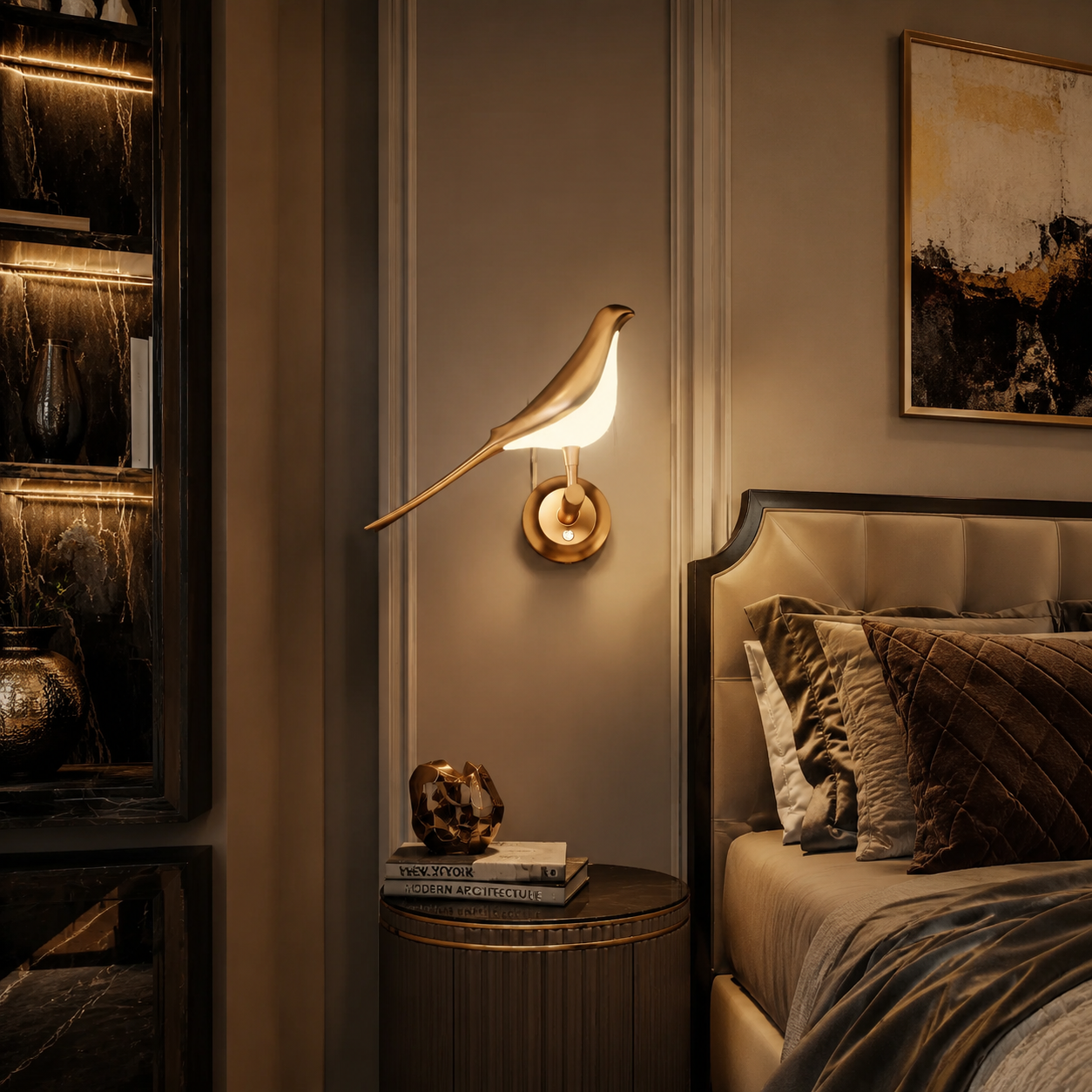 Nordic LED Bird Wall Sconce