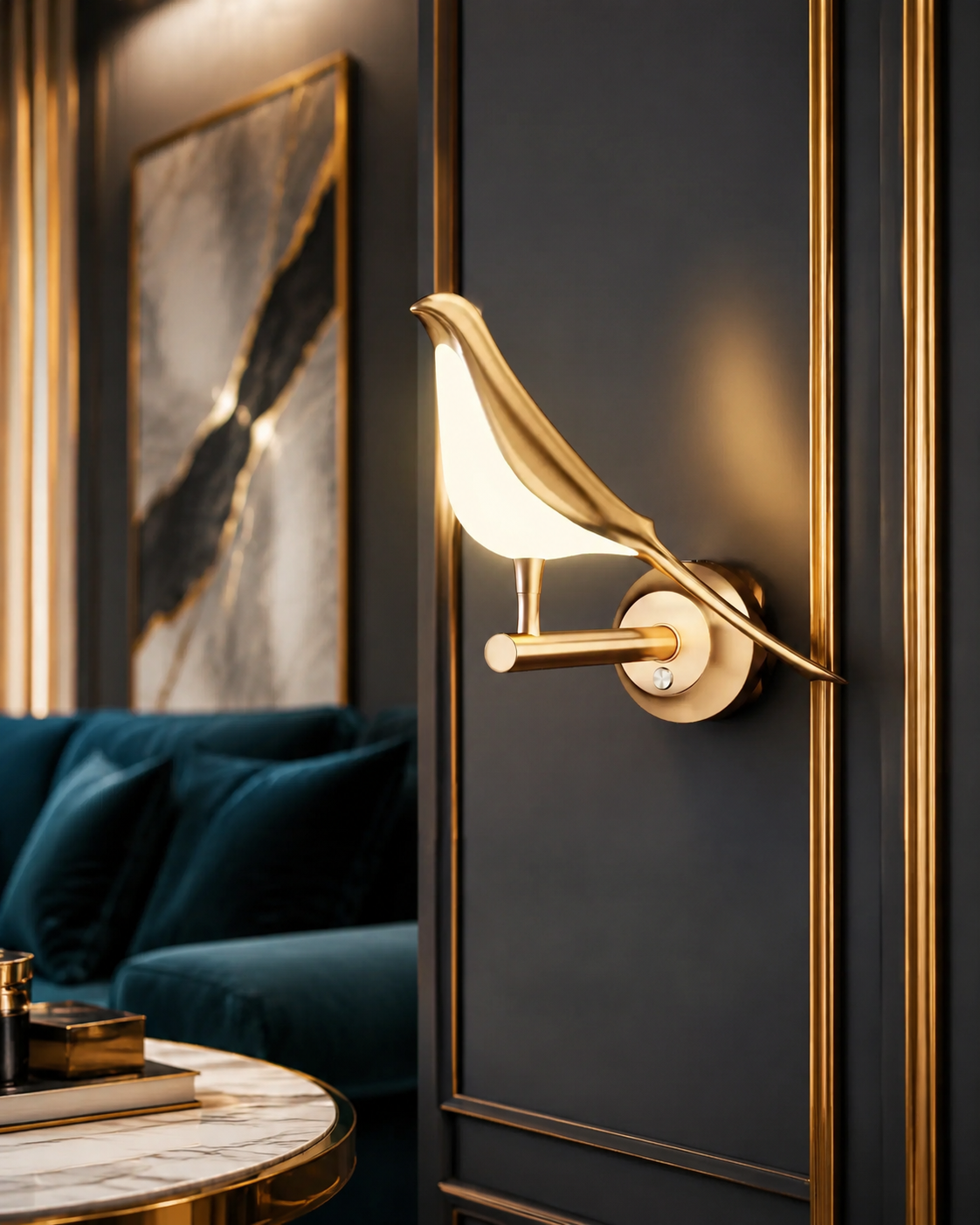 Nordic LED Bird Wall Sconce