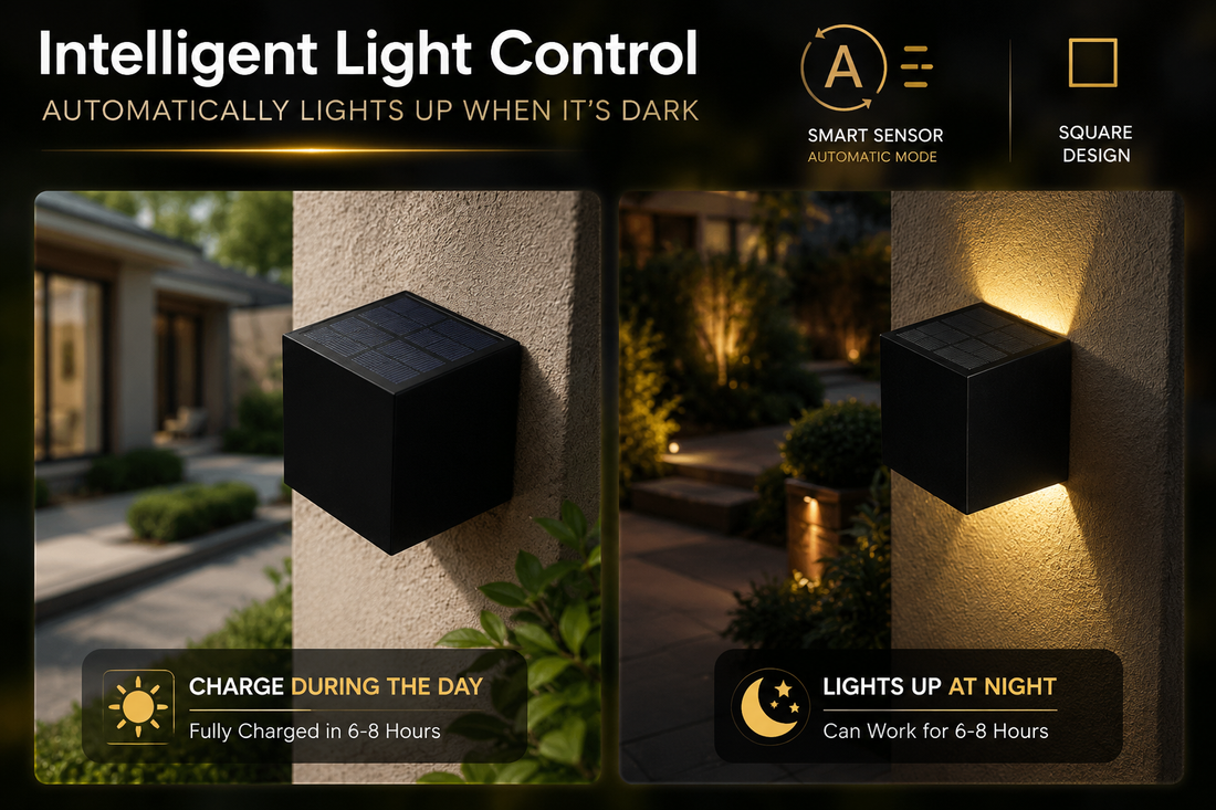 Solar Outdoor Wall Light