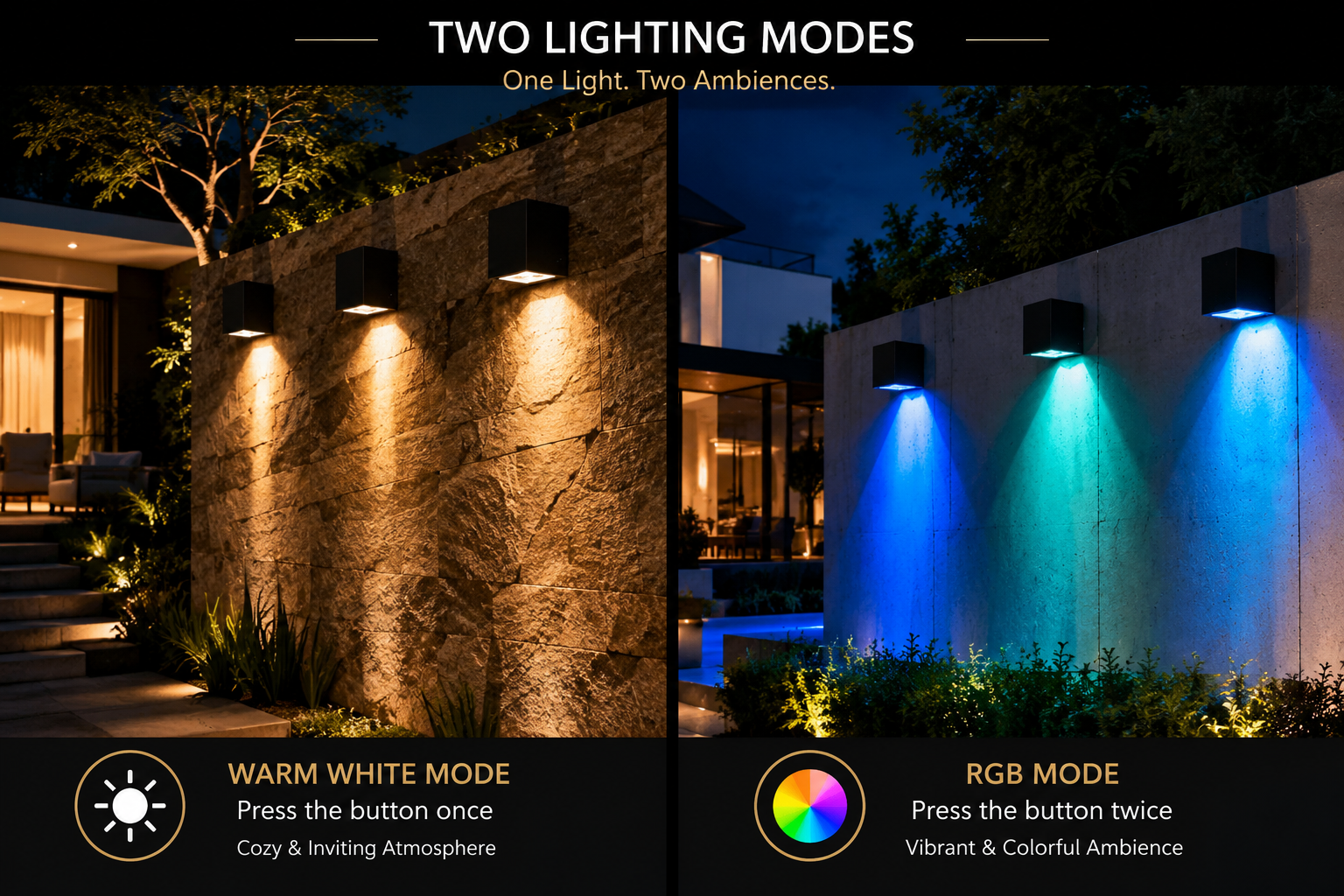 Solar Outdoor Wall Light