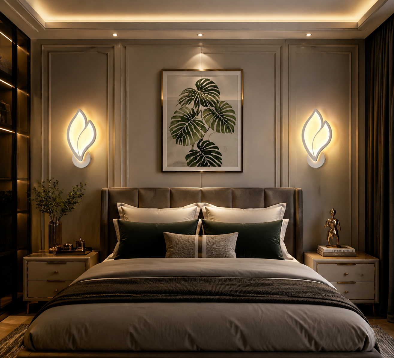 Modern Leaf LED Wall Sconce