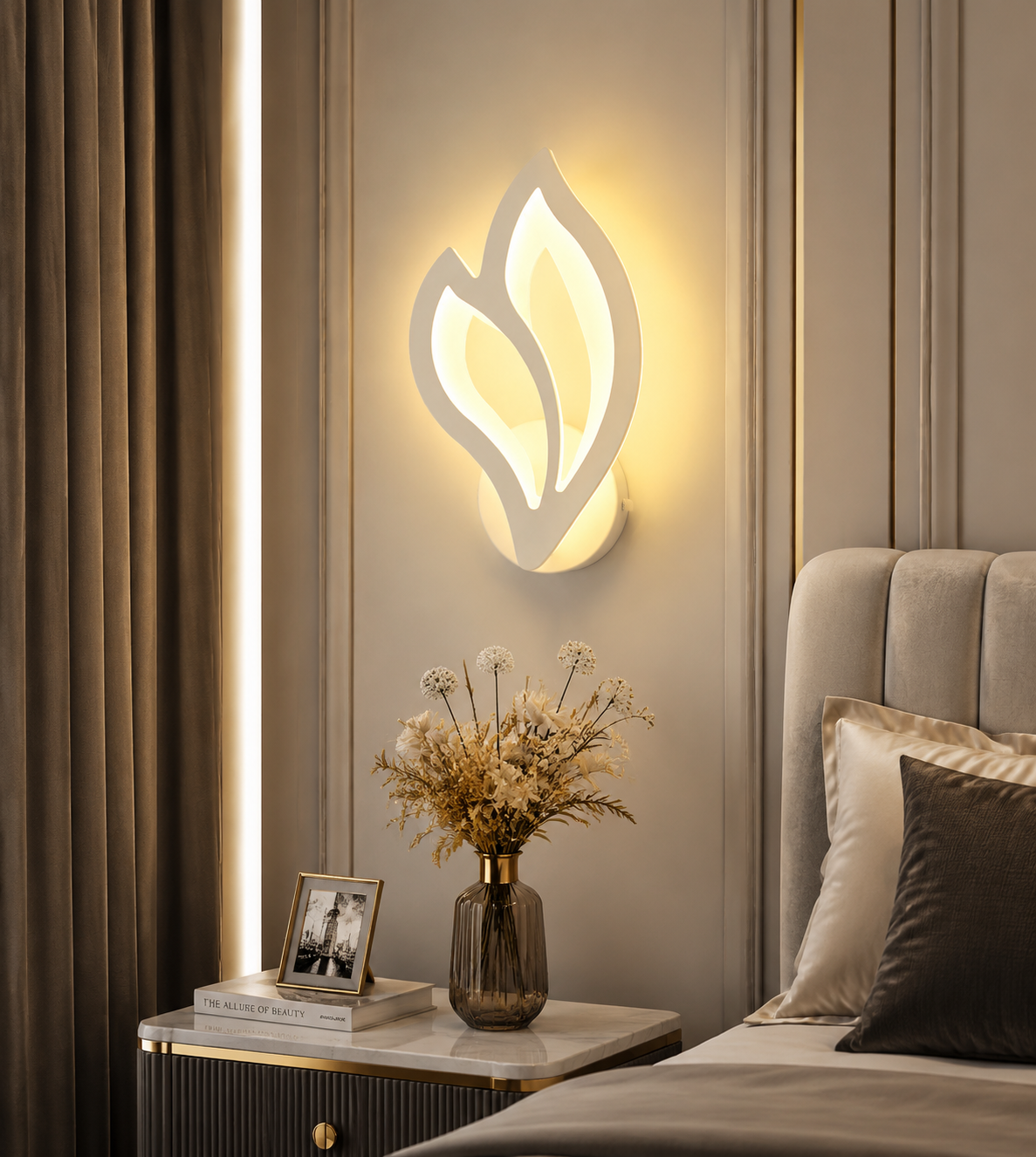 Modern Leaf LED Wall Sconce