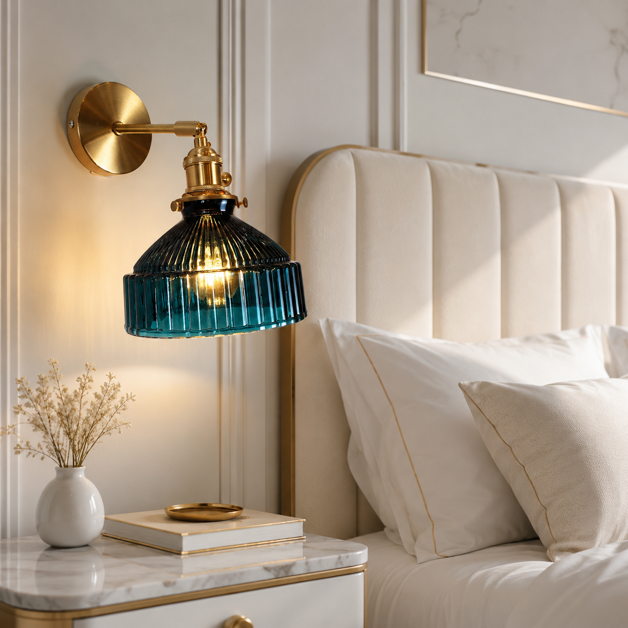 Nordic Coloured Glass Wall Lamp