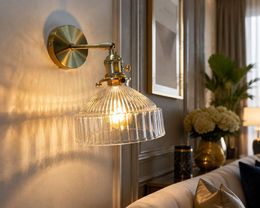 Nordic Coloured Glass Wall Lamp