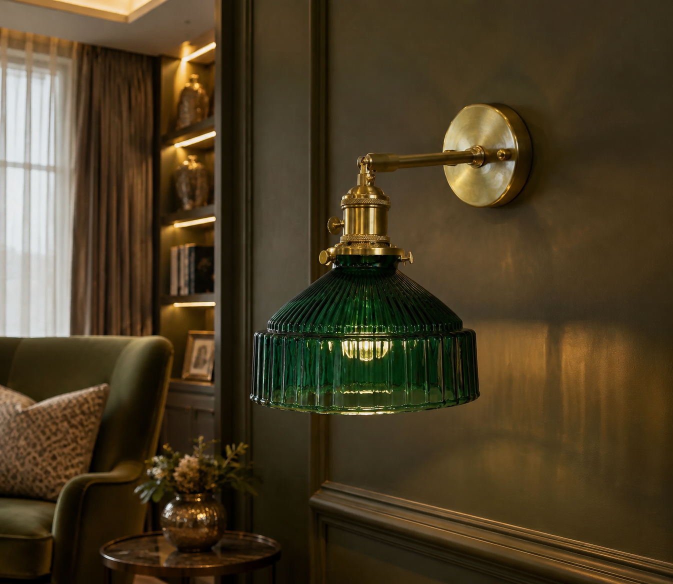 Nordic Coloured Glass Wall Lamp