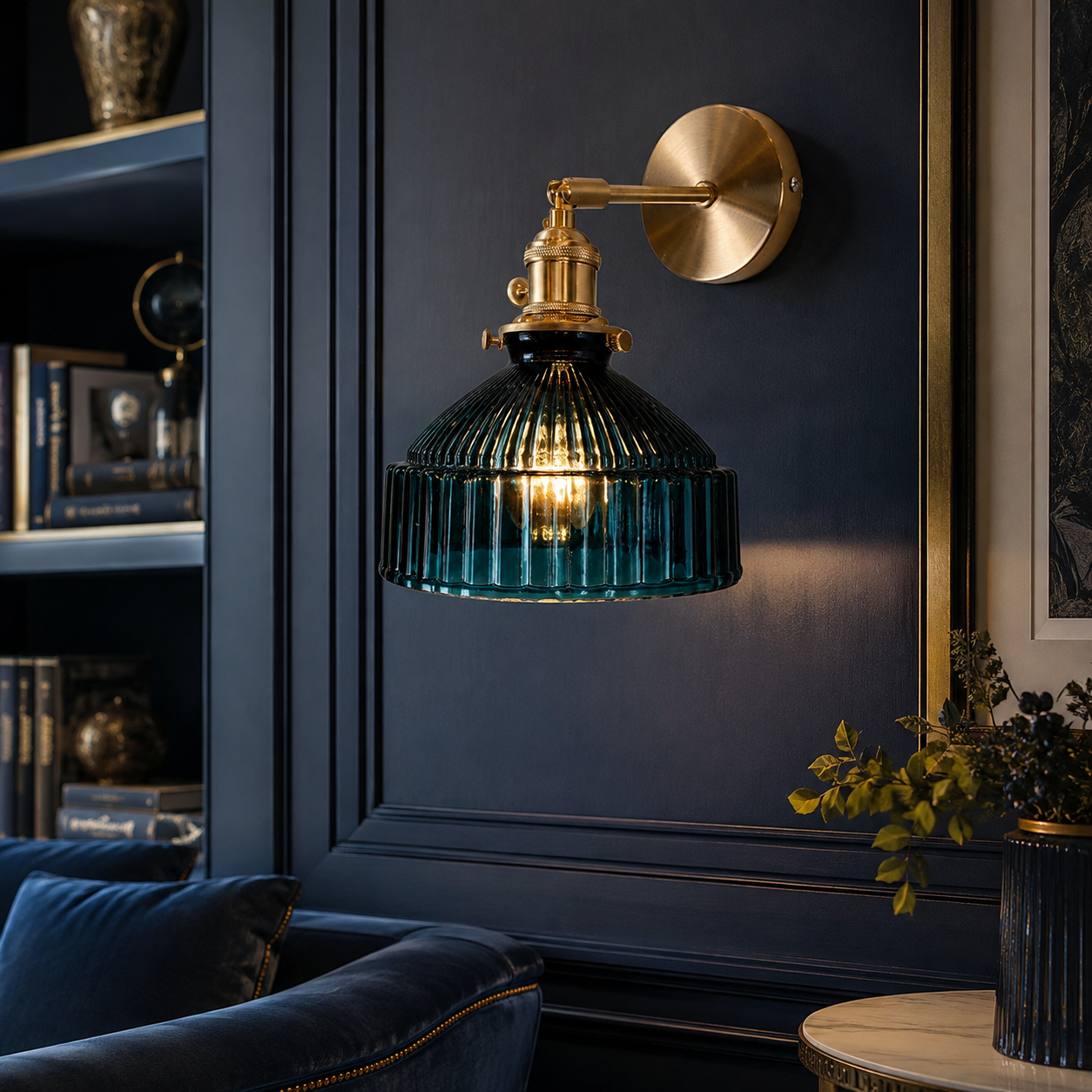 Nordic Coloured Glass Wall Lamp
