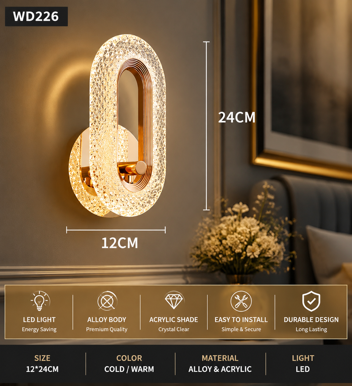 Nordic LED Wall Sconce