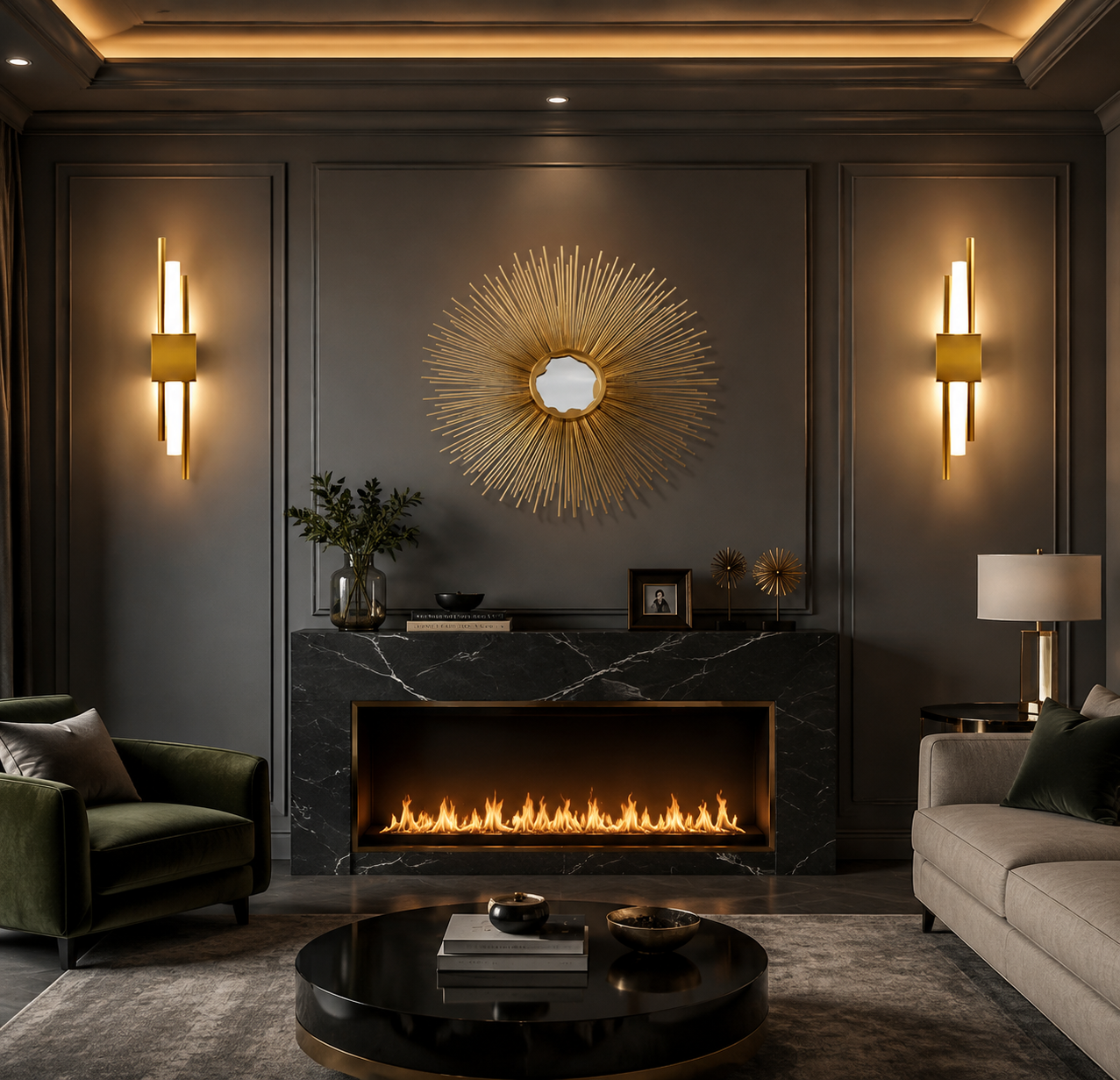 Modern Nordic LED Wall Sconce for Bedroom, Hotel & Corridor