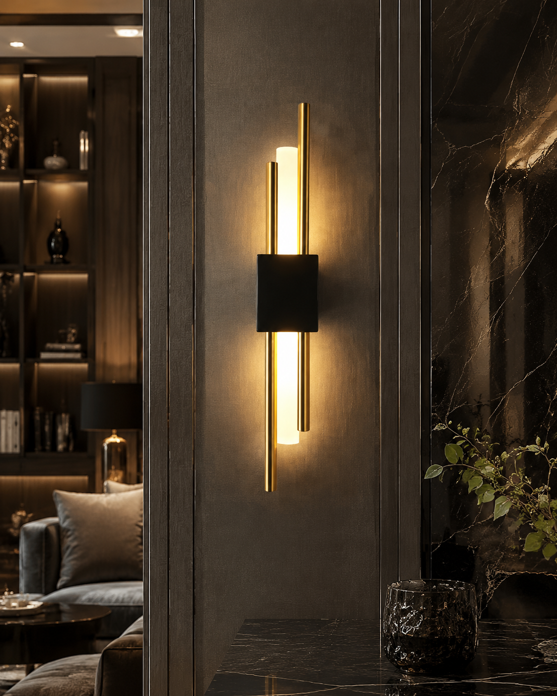 Modern Nordic LED Wall Sconce for Bedroom, Hotel & Corridor