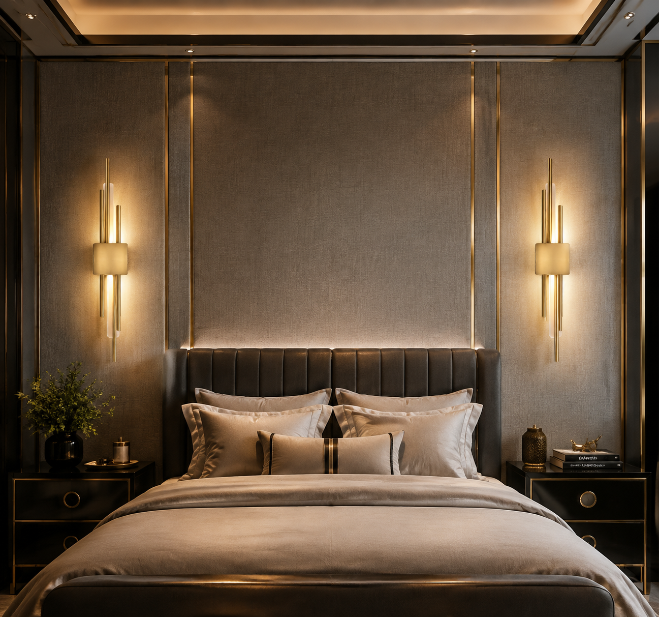 Modern Nordic LED Wall Sconce for Bedroom, Hotel & Corridor