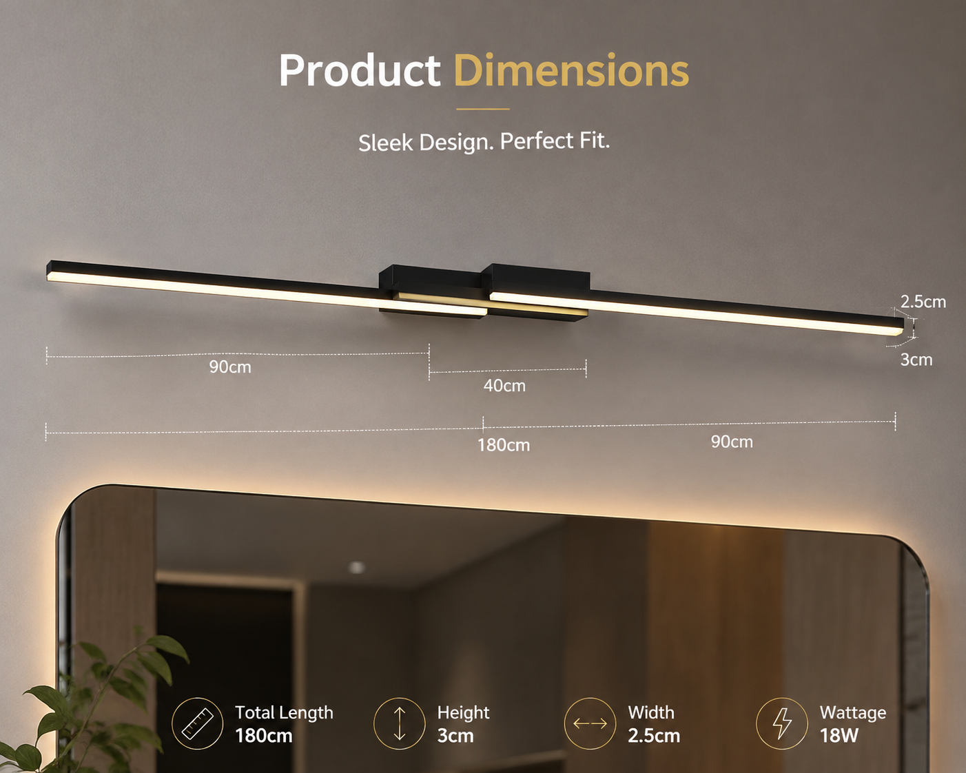 Modern Nordic LED Wall Sconce for Bedroom, Hotel & Corridor