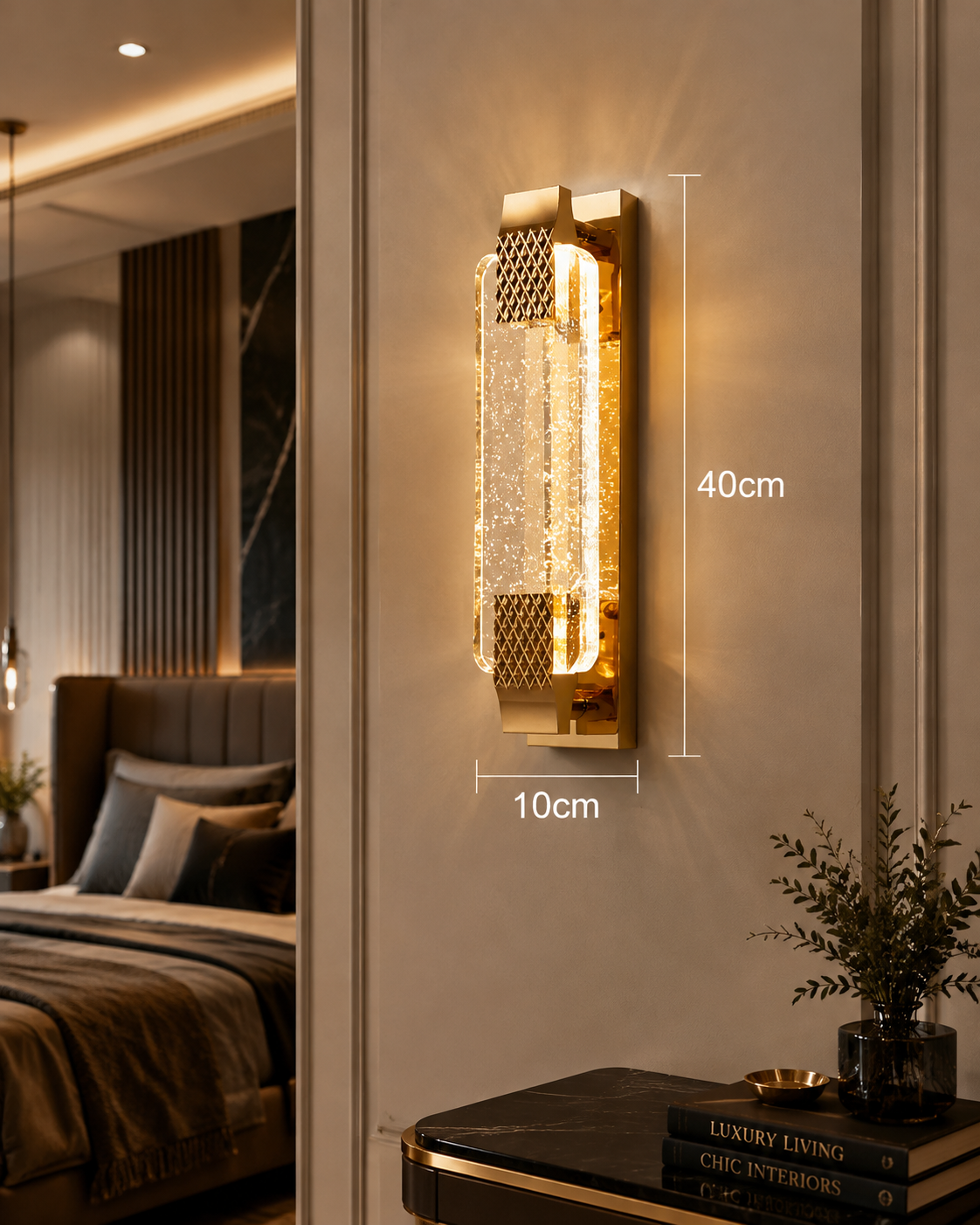 Luxury Crystal Bubble Wall Sconce