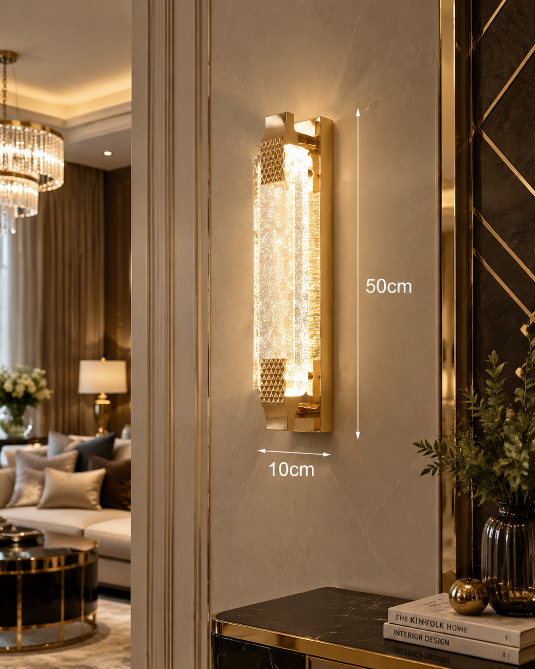 Luxury Crystal Bubble Wall Sconce