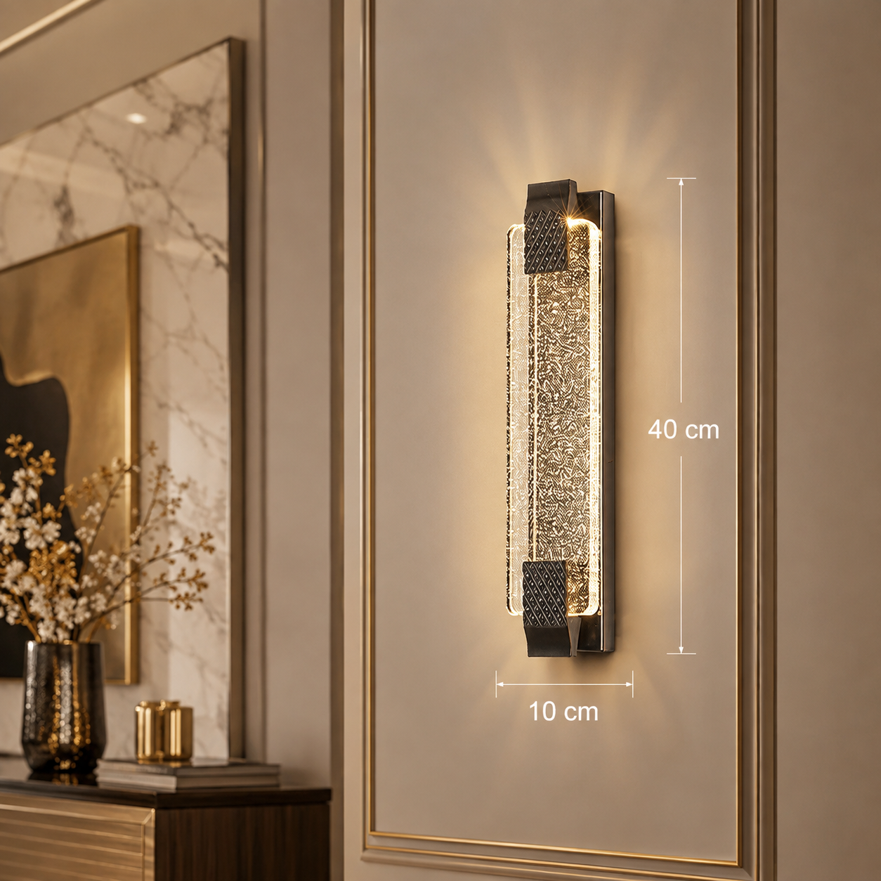 Luxury Crystal Bubble Wall Sconce