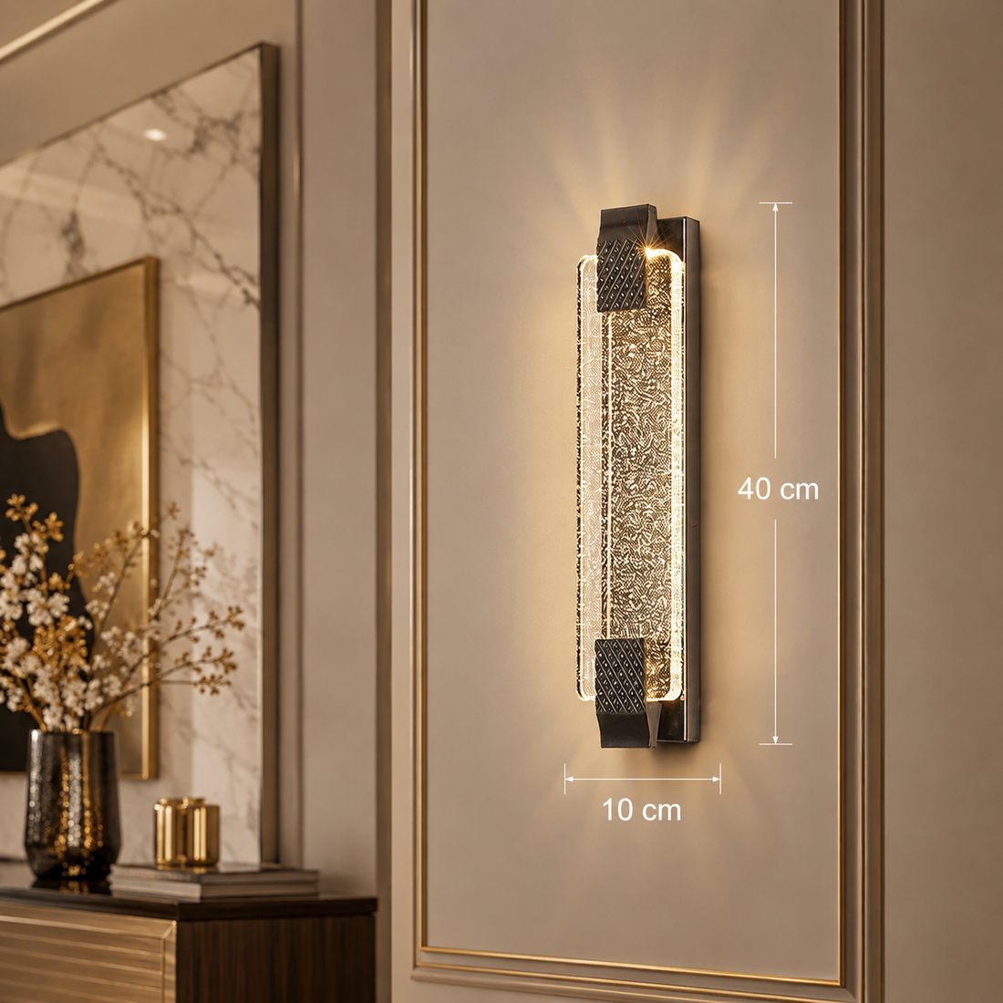 Luxury Crystal Bubble Wall Sconce