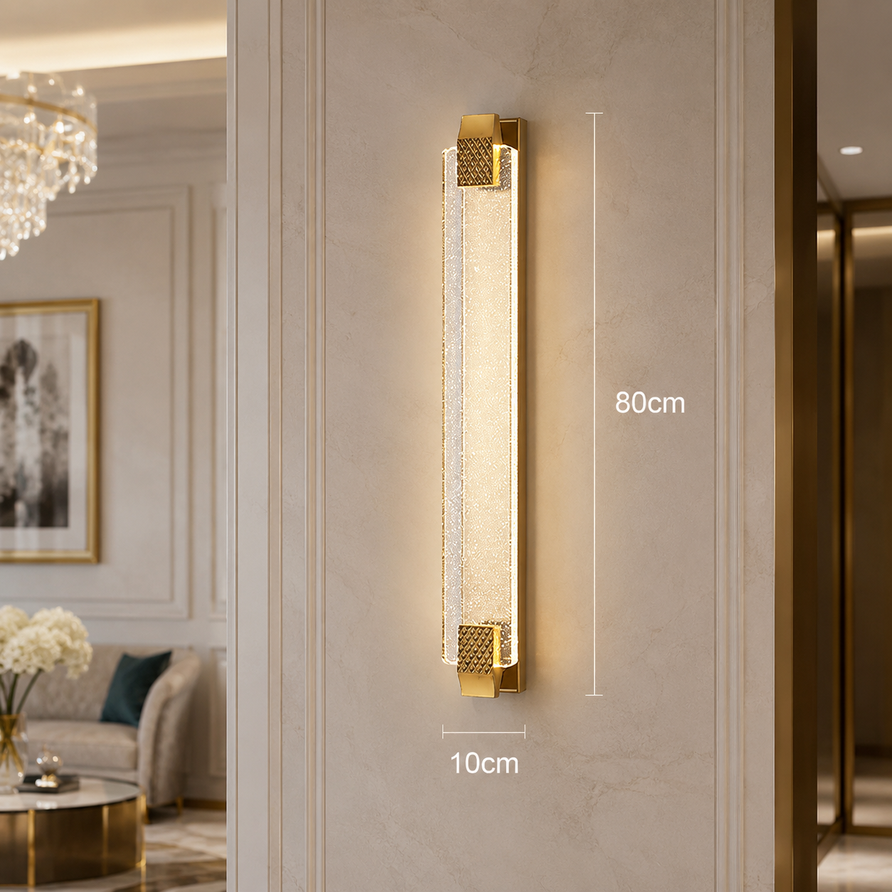 Luxury Crystal Bubble Wall Sconce