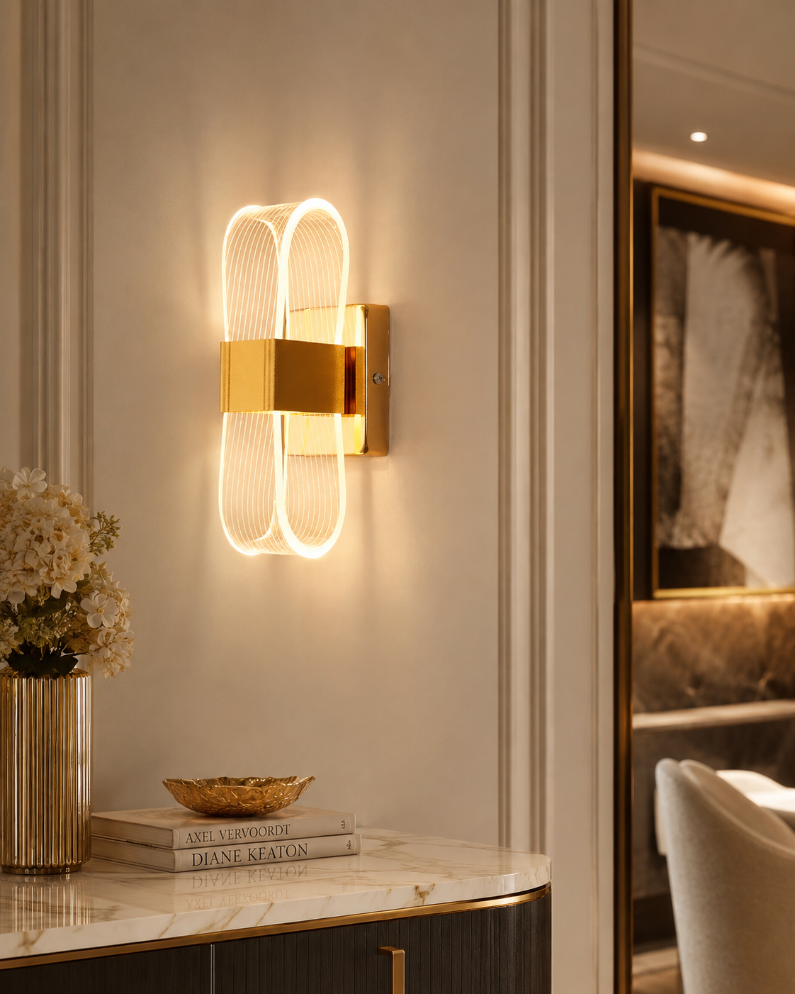 Nordic LED Wall Lamp – Iron & Acrylic