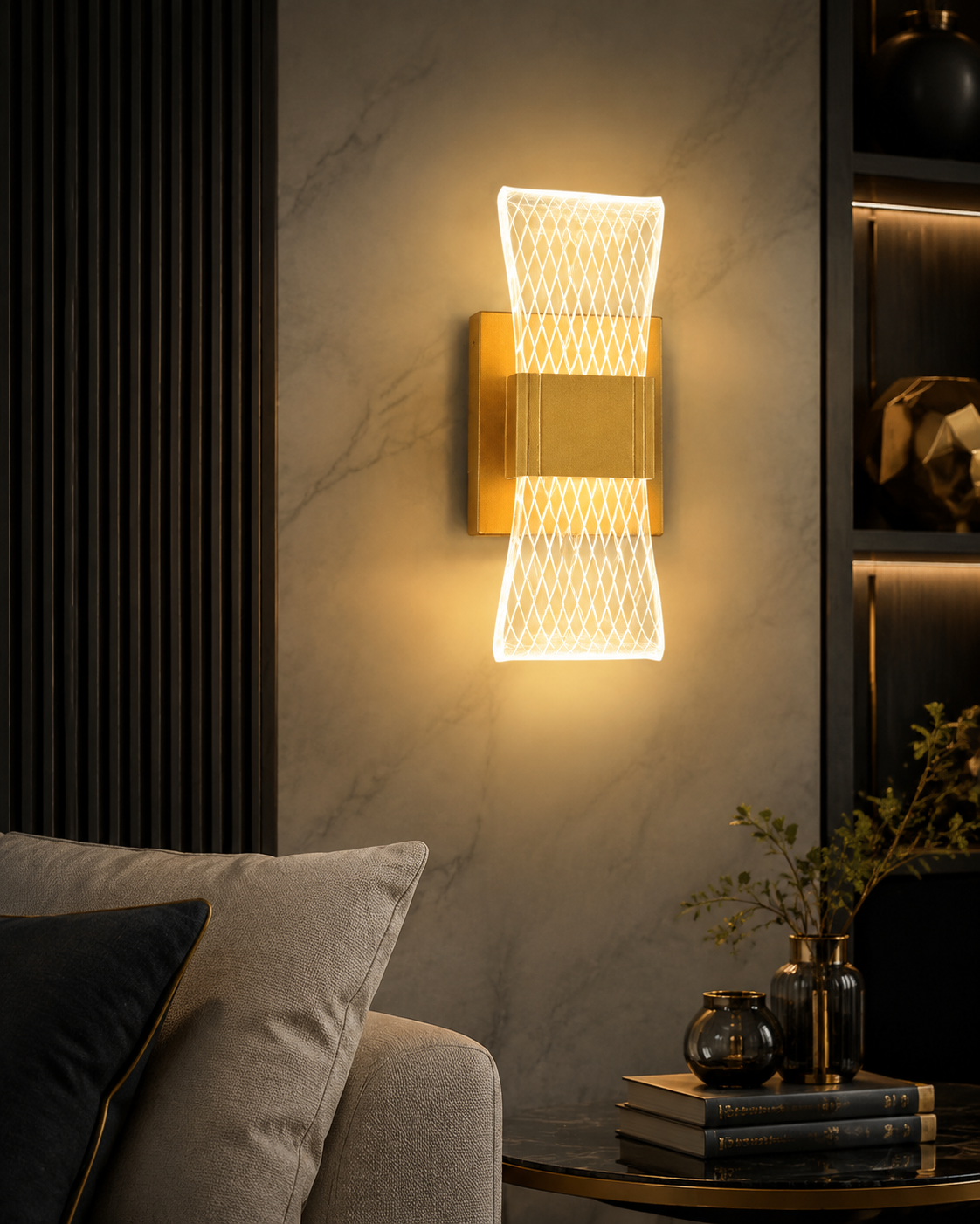 Nordic LED Wall Lamp – Iron & Acrylic