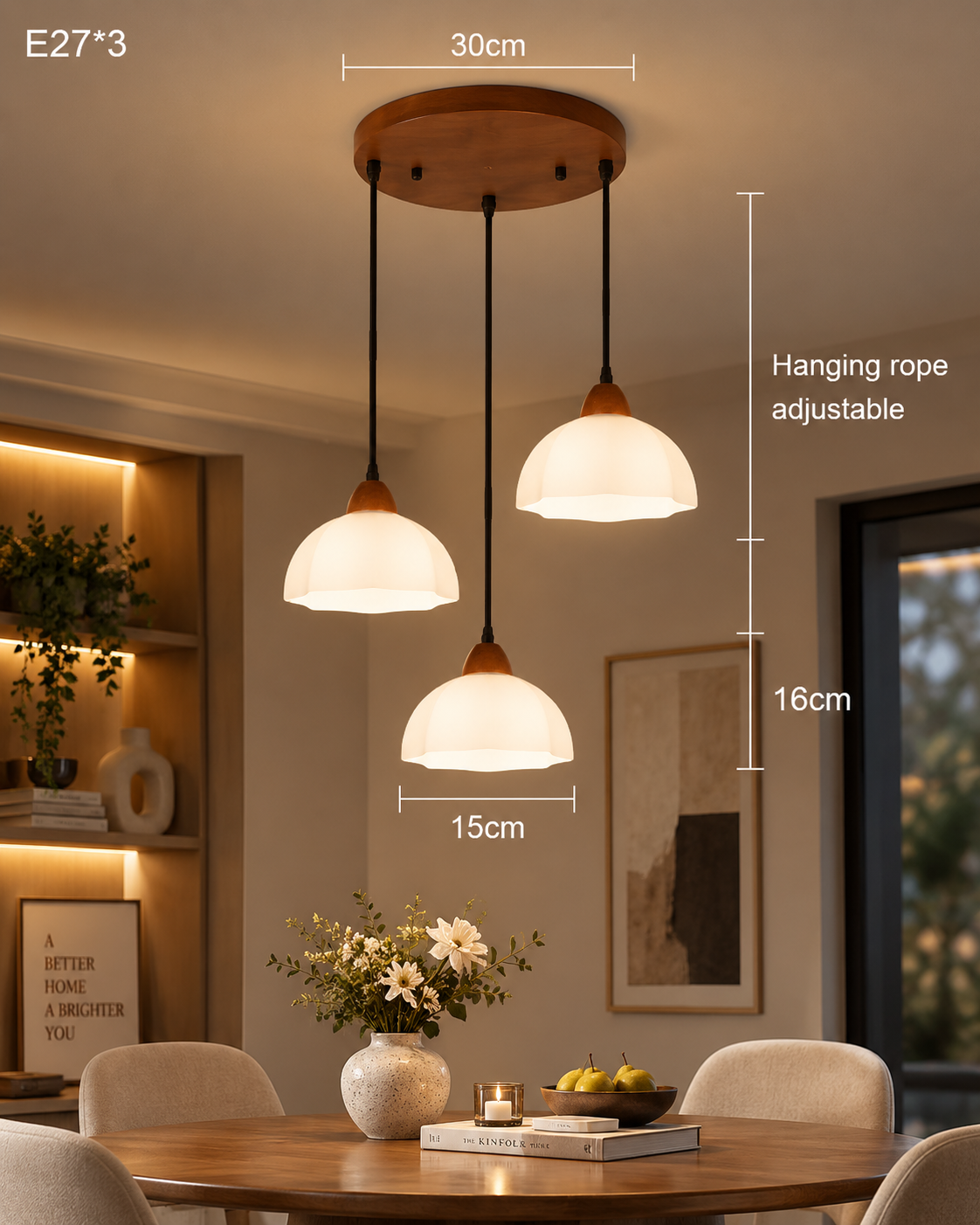 Vintage Glass Flush Mount Ceiling Light
