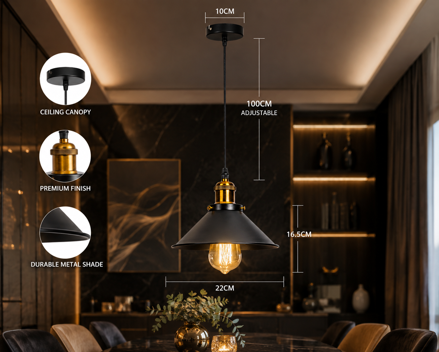 Vintage Loft Pendant Light