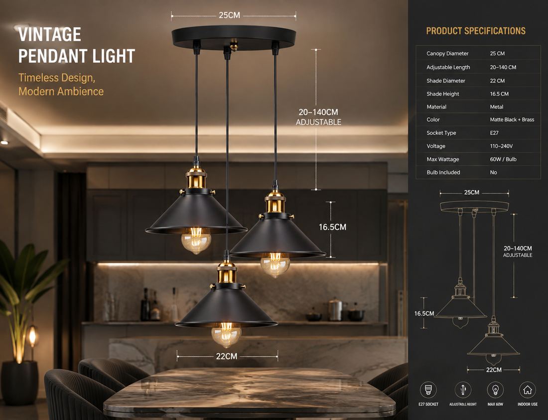 Vintage Loft Pendant Light