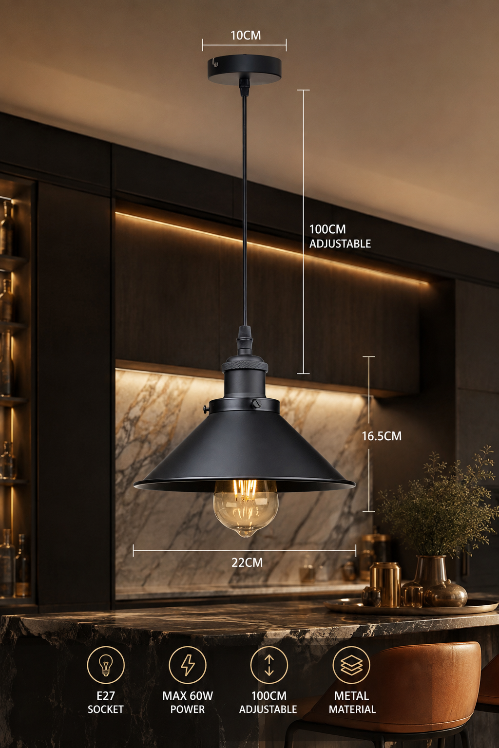 Vintage Loft Pendant Light