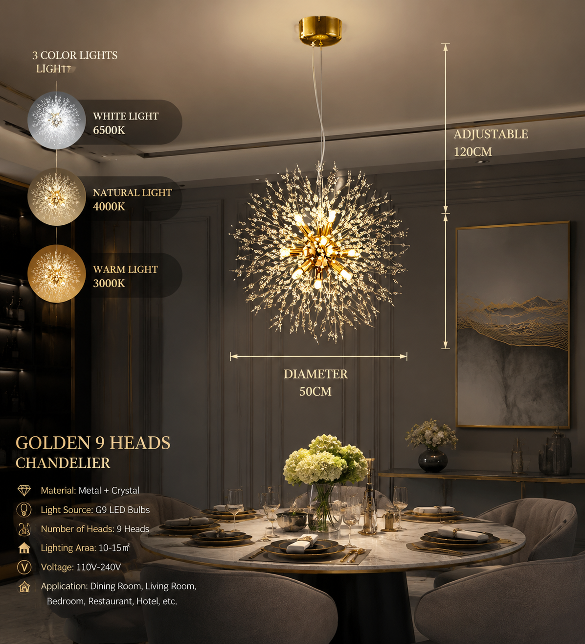 Dandelion LED Pendant Light