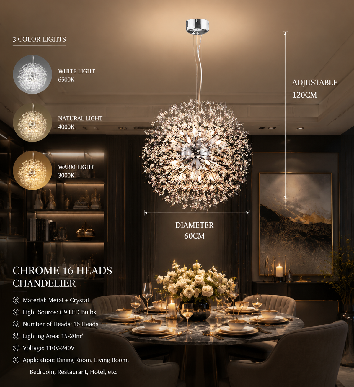 Dandelion LED Pendant Light