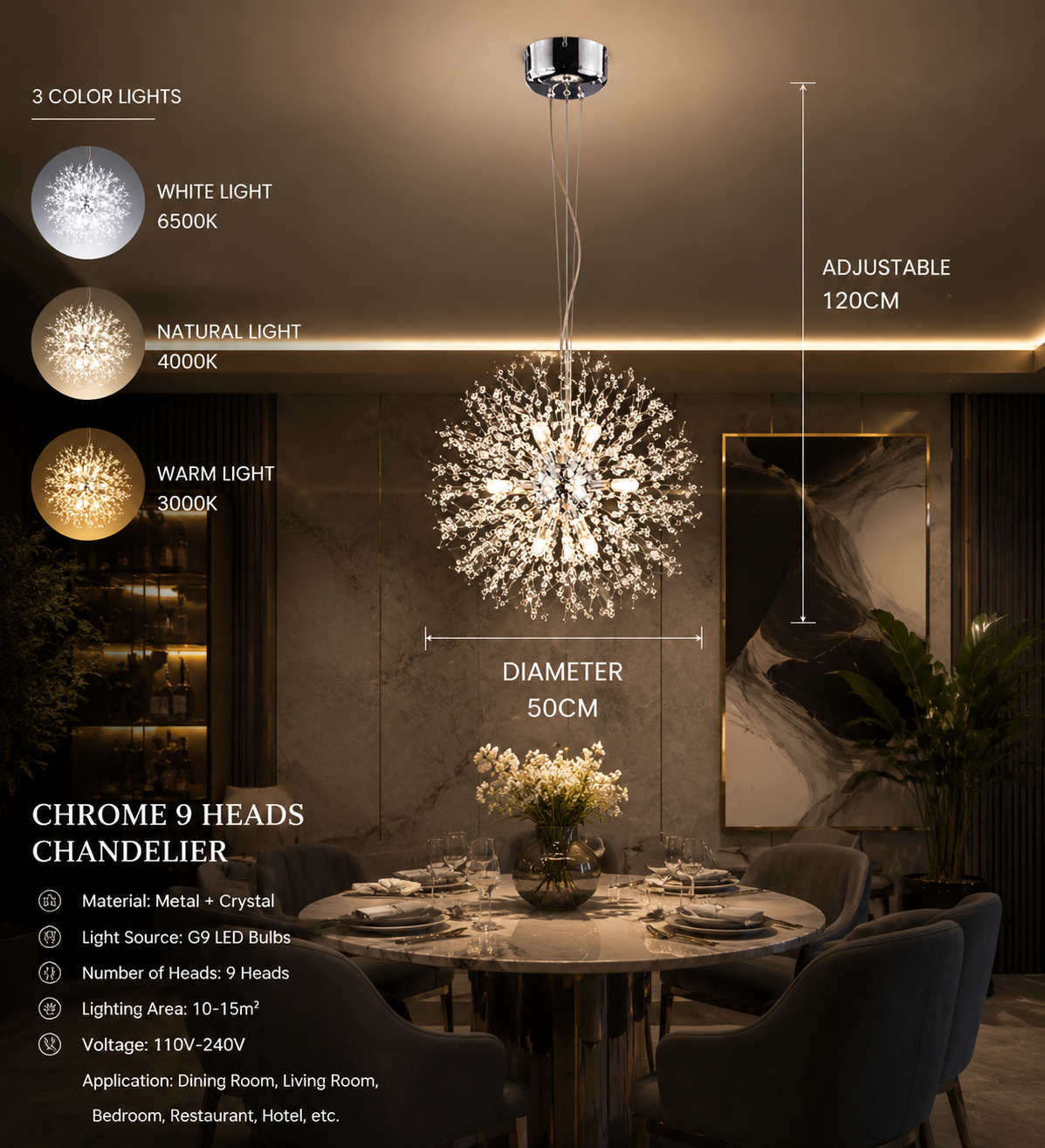 Dandelion LED Pendant Light