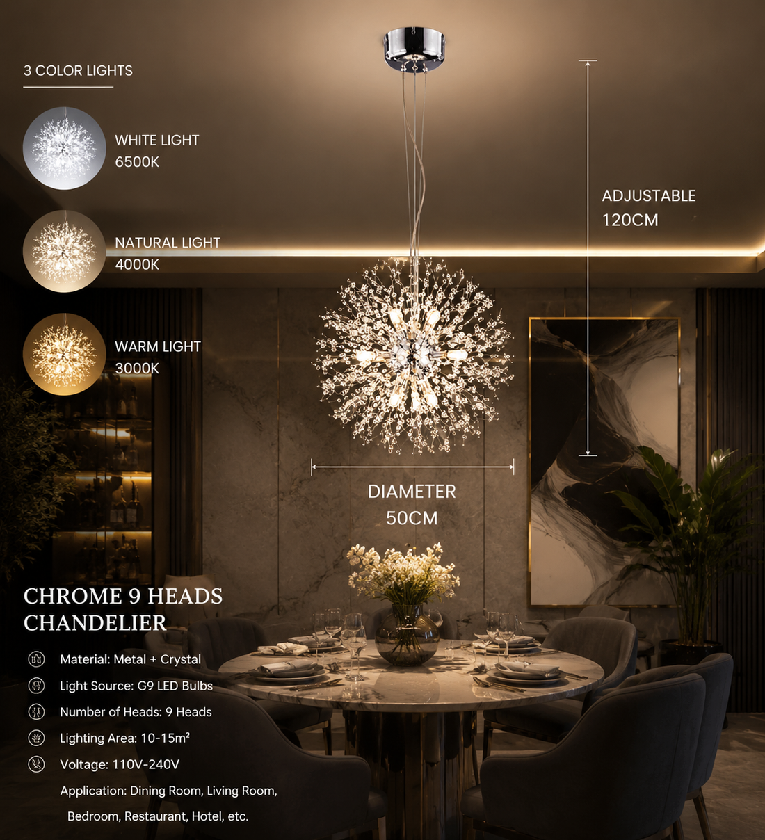 Dandelion LED Pendant Light