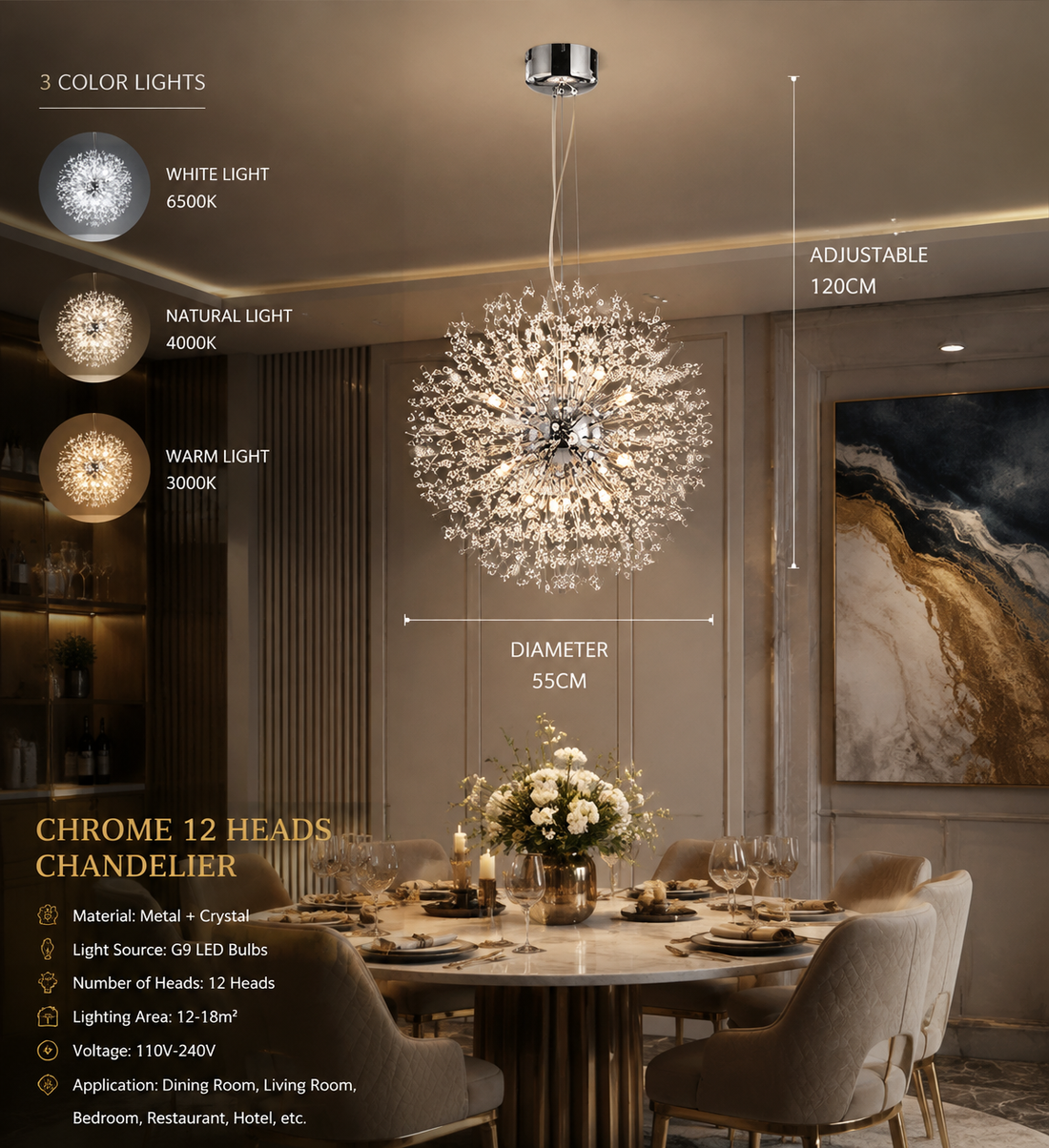 Dandelion LED Pendant Light