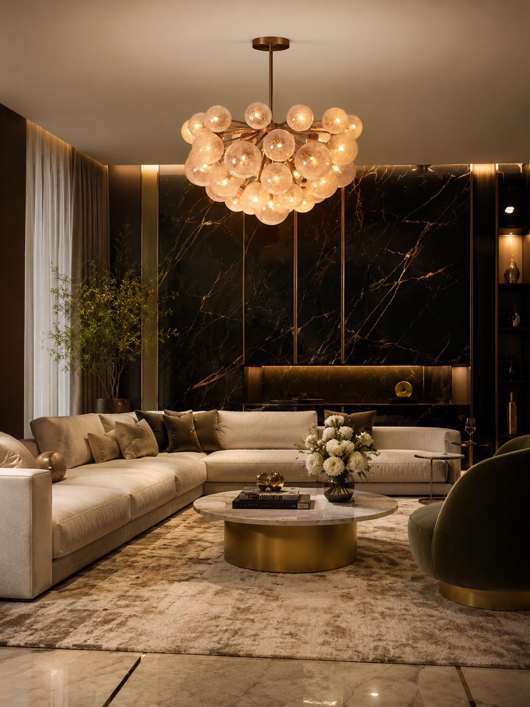 French Retro Crystal Chandelier – Nordic Circle Pendant & Wall Light