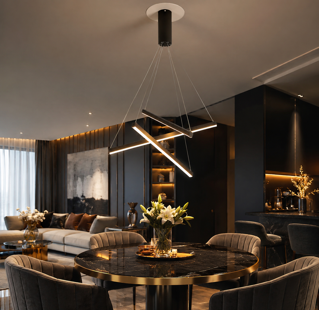Modern LED Staircase Chandelier