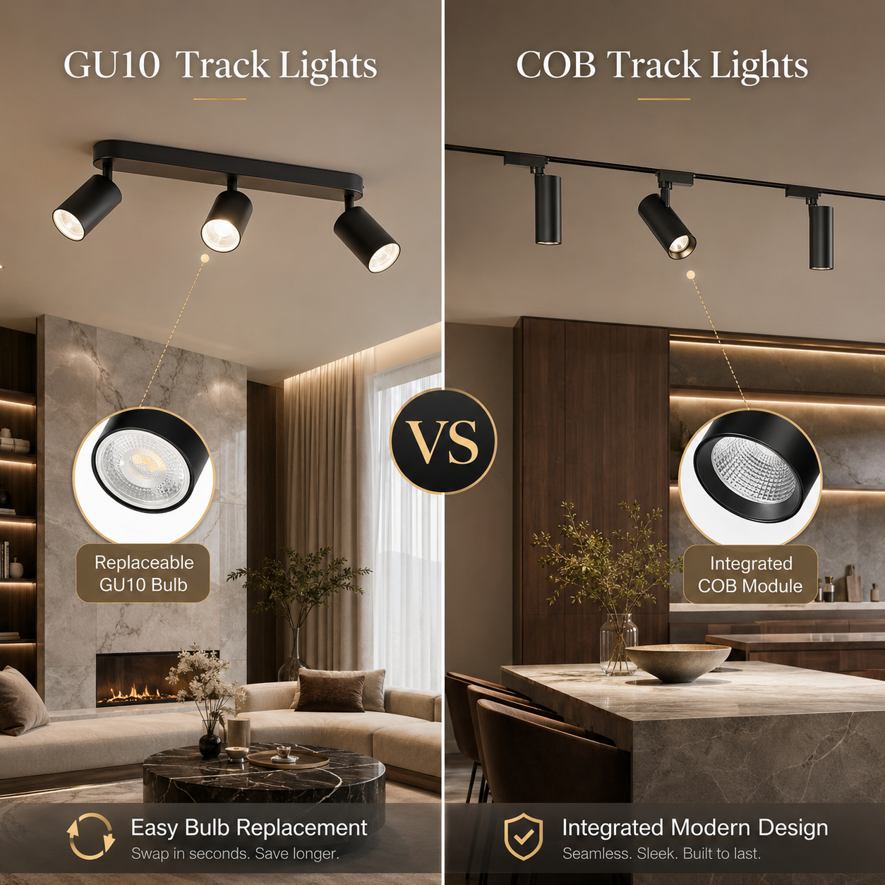 GU10 Multi-Head Adjustable Ceiling Spotlight