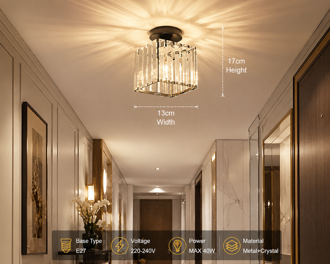 Crystal & Glass Chandelier